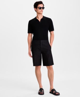 Men's Linen-Blend Utility Shorts, Macy's Exclusive
