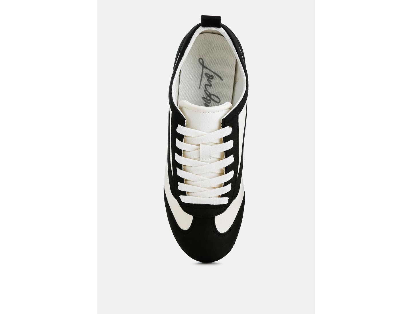 Женские кроссовки London Rag Moomba Lace Up, цвет: Чёрная искусственная кожа — фото 6