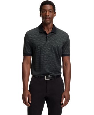Men's Mercerized-Cotton Monogram Polo Shirt