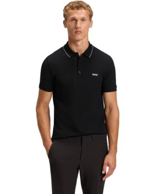 Men's Tonal Logo Slim-Fit Polo Shirt