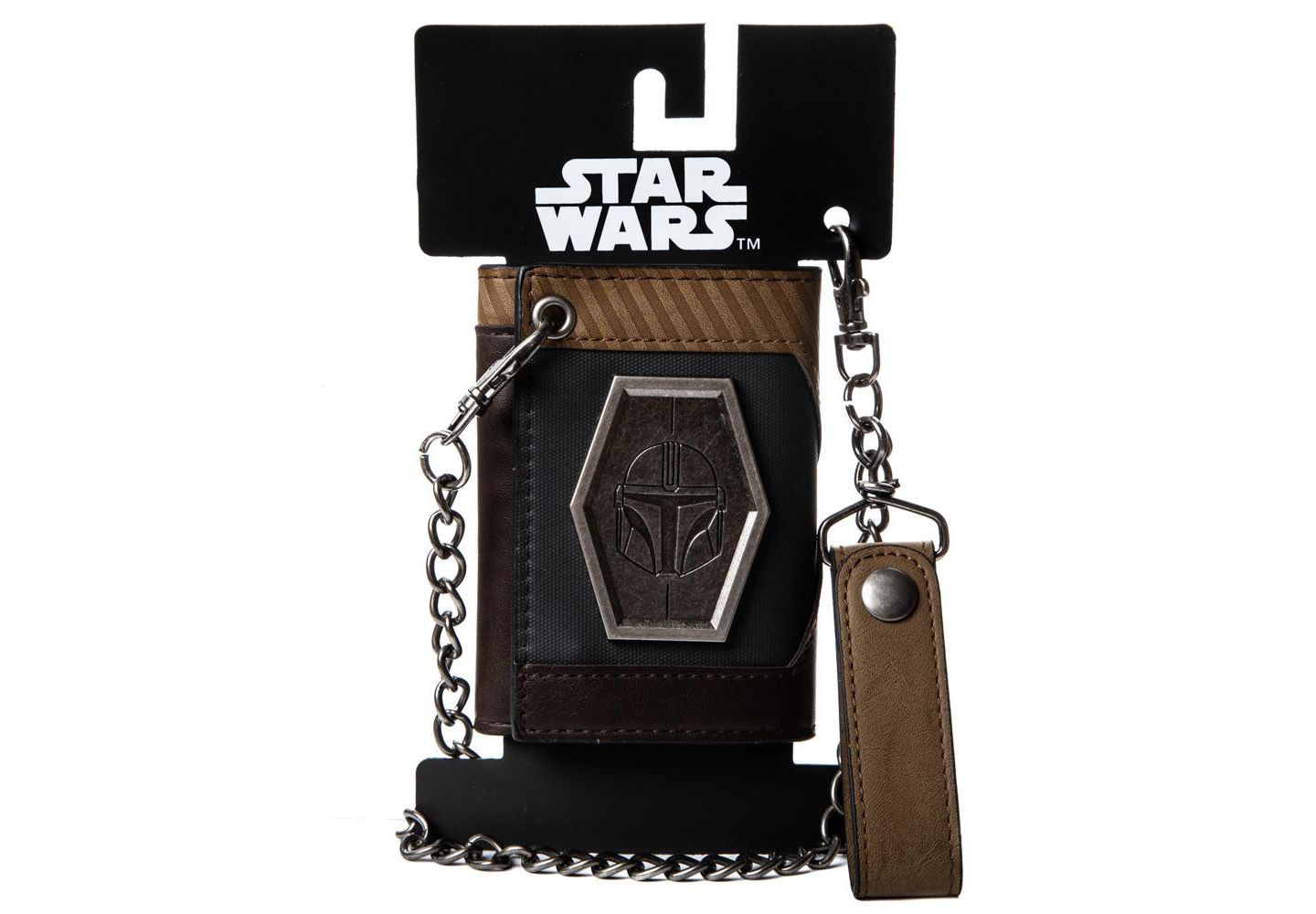 Мужской кошелёк Star Wars: The Mandalorian Chain Wallet with Metal Shield, цвет: Разноцветный — фото 1