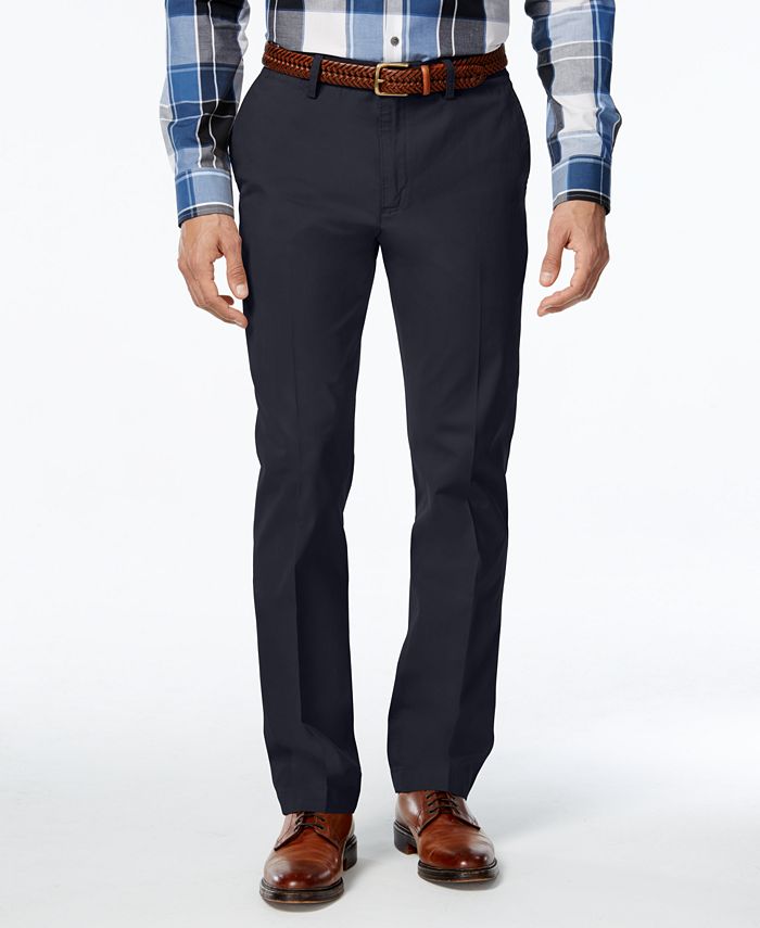 Club Room Men's Flat-Front Chinos, Classic Fit, Created for Macy's - Macy's