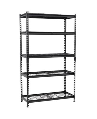 5-Tier Storage Shelves - Heavy-Duty Shelving Unit, Adjustable Steel Shelf for Garage, Warehouse, Basement, 2250 lb Capacity