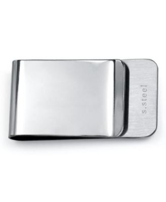 Men's Large Two Tone Compass Masonic Freemason Money Clip Stainless Steel