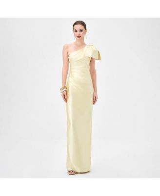 Women's Aramy One Shoulder Bow Gown