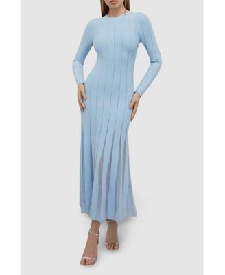 Women's Filament Full Skirt Knit Midi Dress