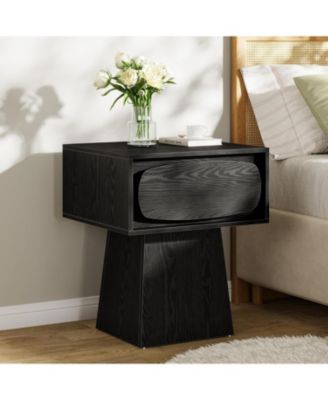 Modern Side End Table with Storage Drawer for Living Room, Bedroom and Small Space