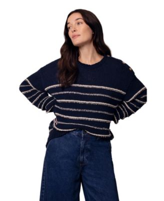 Women's Linen Cotton Breton Sweater