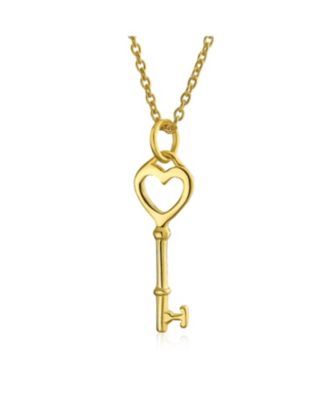 Romantic Key to Her Heart Pendant Necklace .925