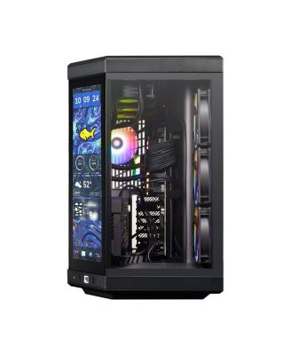 Y70TIBA7N5801 Liquid Cooled Gaming Desktop Computer, AMD Ryzen 7 9800X3D 4.7GHz, 32GB RAM, 2TB SSD, NVIDIA GeForce RTX 5080 16GB, Windows 11