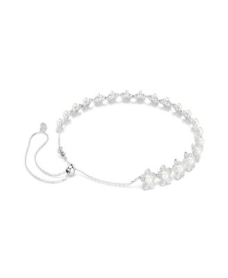 Ariana Grande X Rhodium Plated Mother of Pearl Choker Necklace