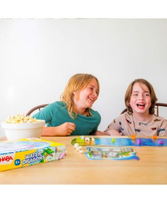 Water Dragons: Kids Board Game and Fast-Paced Dice Game with Wooden Components for Ages 5 and up, Made in Germany