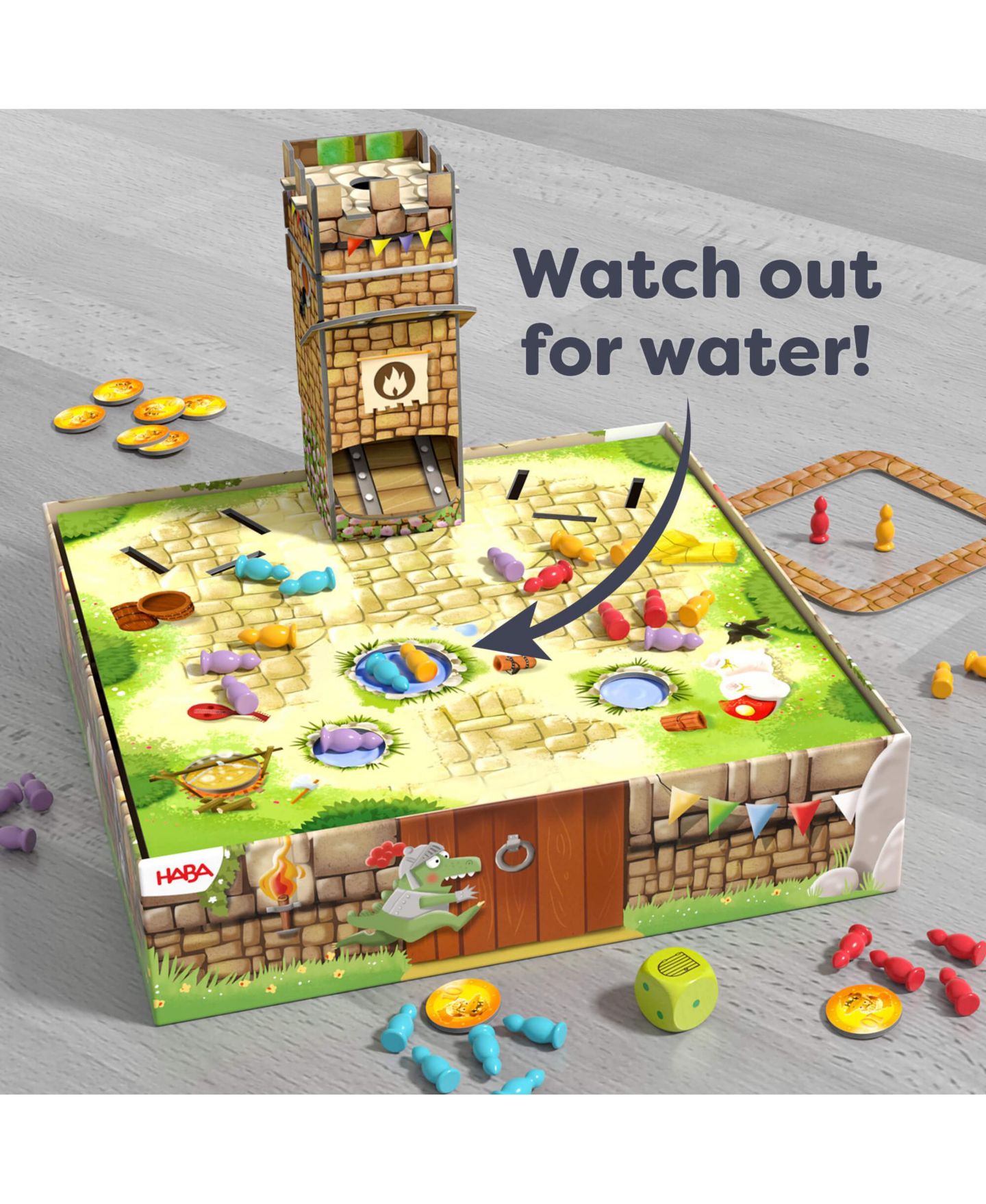 Детская настольная игра Haba Knuckling Knights Strategy Board Game with Secret Doors, Ages 4+, цвет: Mutli — фото 7