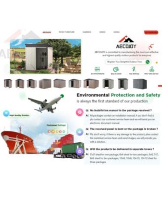 Outdoor Durable and Space-Saving Small Storage Shed