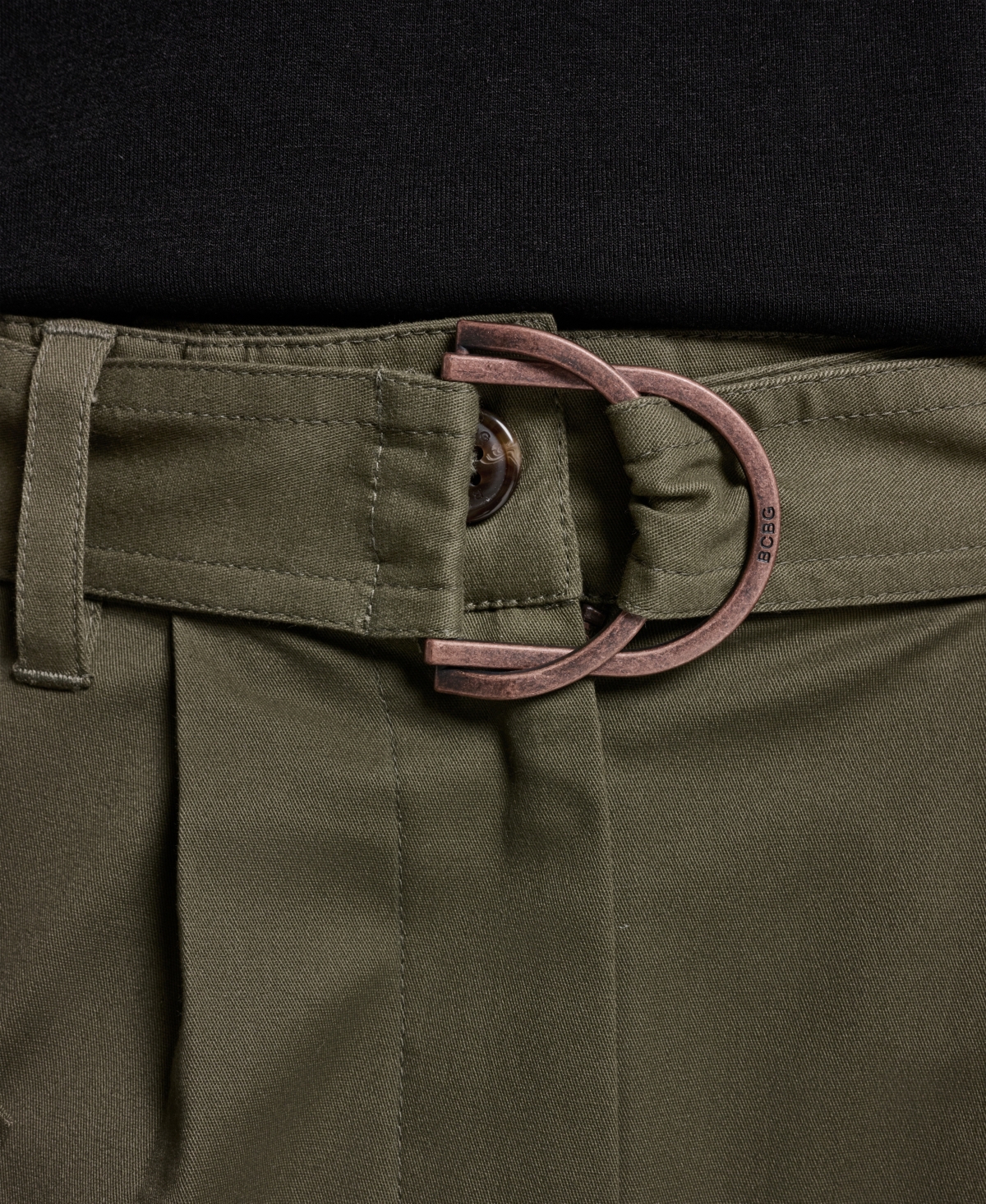 Bcbg Women's Flap Pocket Belted Skirt