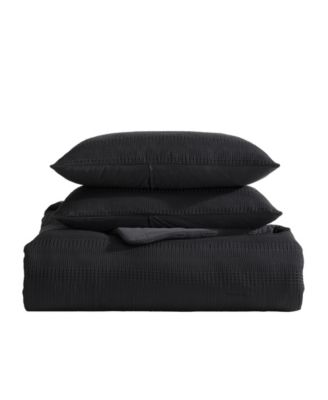 Variegated Waffle Textured 14-Pc. Comforter Bonus Set, King