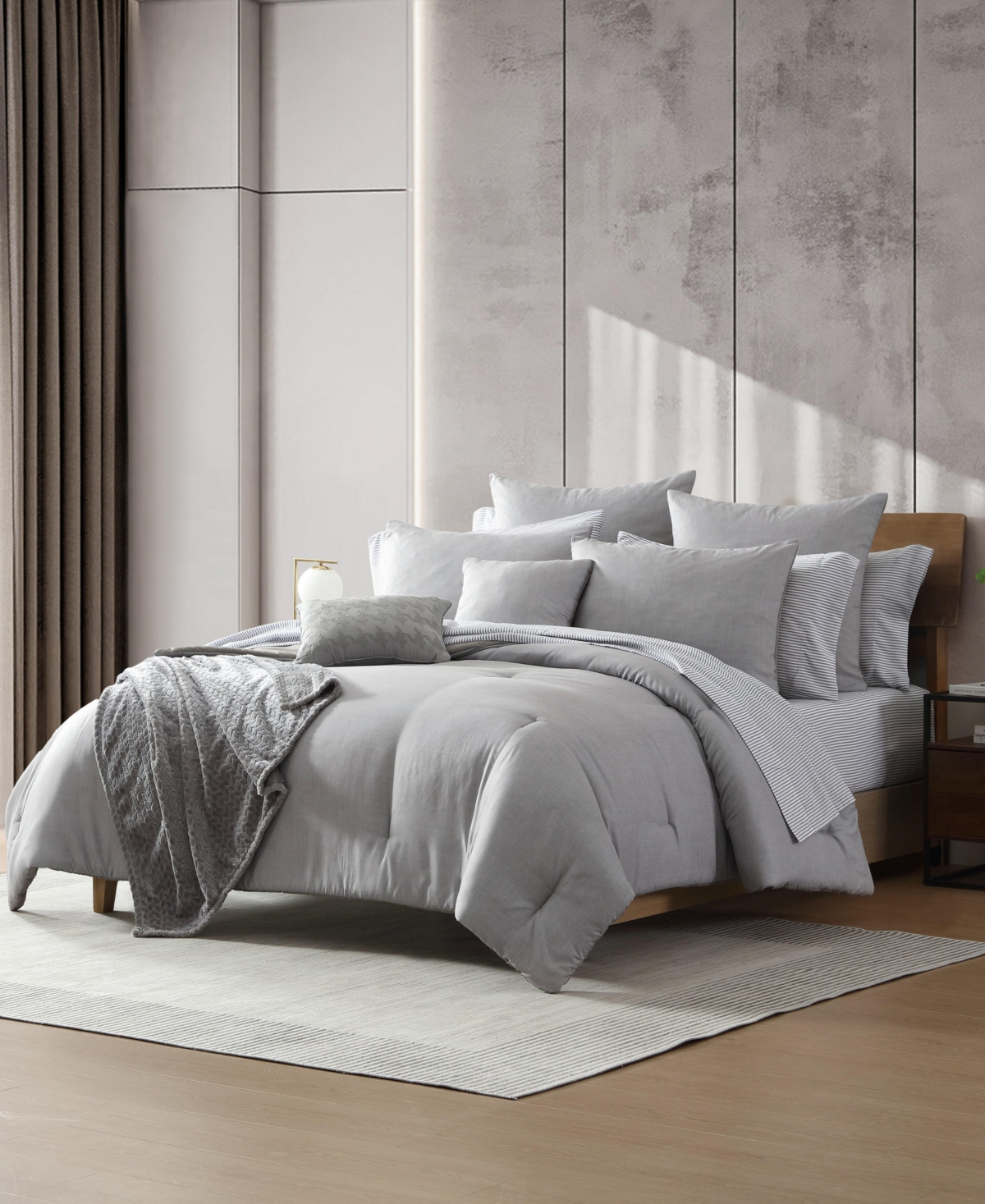 Kenneth Cole New York Abstract Textured 14-Pc. Comforter Bonus Set