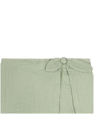 Girls' 2T-6X Crinkled Muslin Daisy Trim Tunic and Wrap Shorts, 2-Piece Set