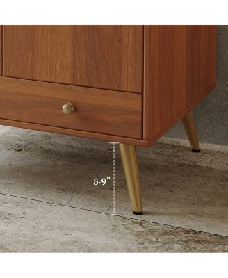 30" Freestanding Bathroom Vanity with Faux Marble Top, Ceramic Sink, Soft Close Storage for Small Bathrooms