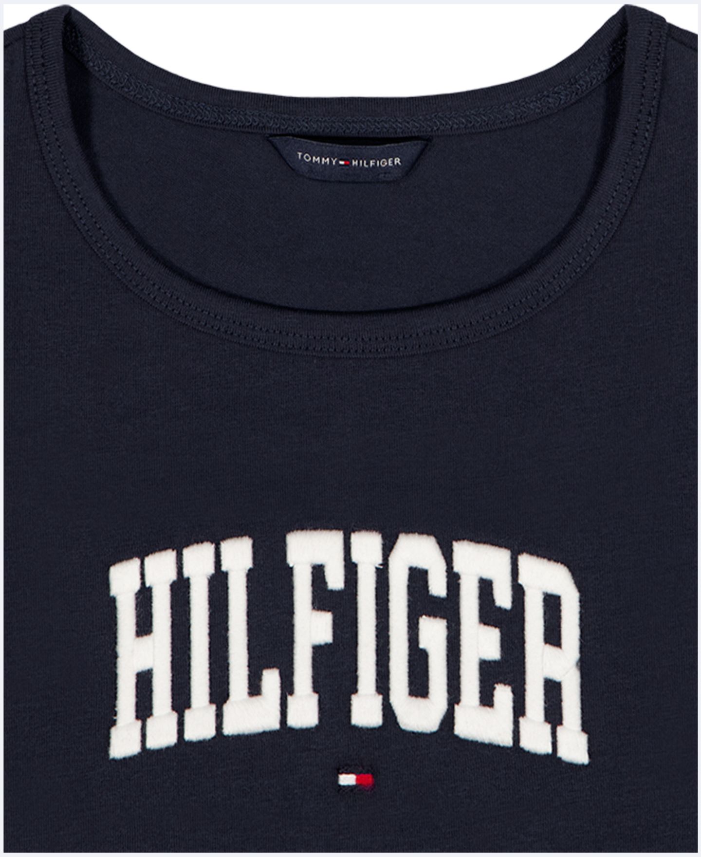 Топ Tommy Hilfiger Sleeveless для девочек, цвет: Тёмно-синий — фото 4