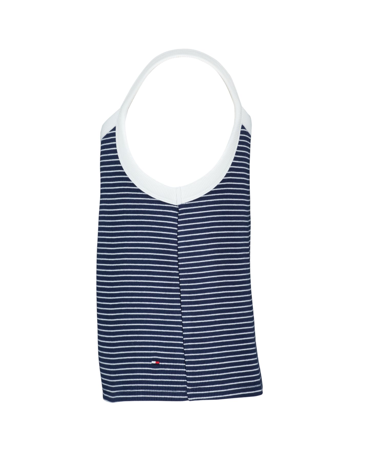 Топ Tommy Hilfiger Sleeveless Stripe для девочек, цвет: Тёмно-синий — фото 3