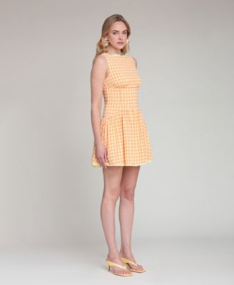 Women's Sleeveless Boat Neck Dress