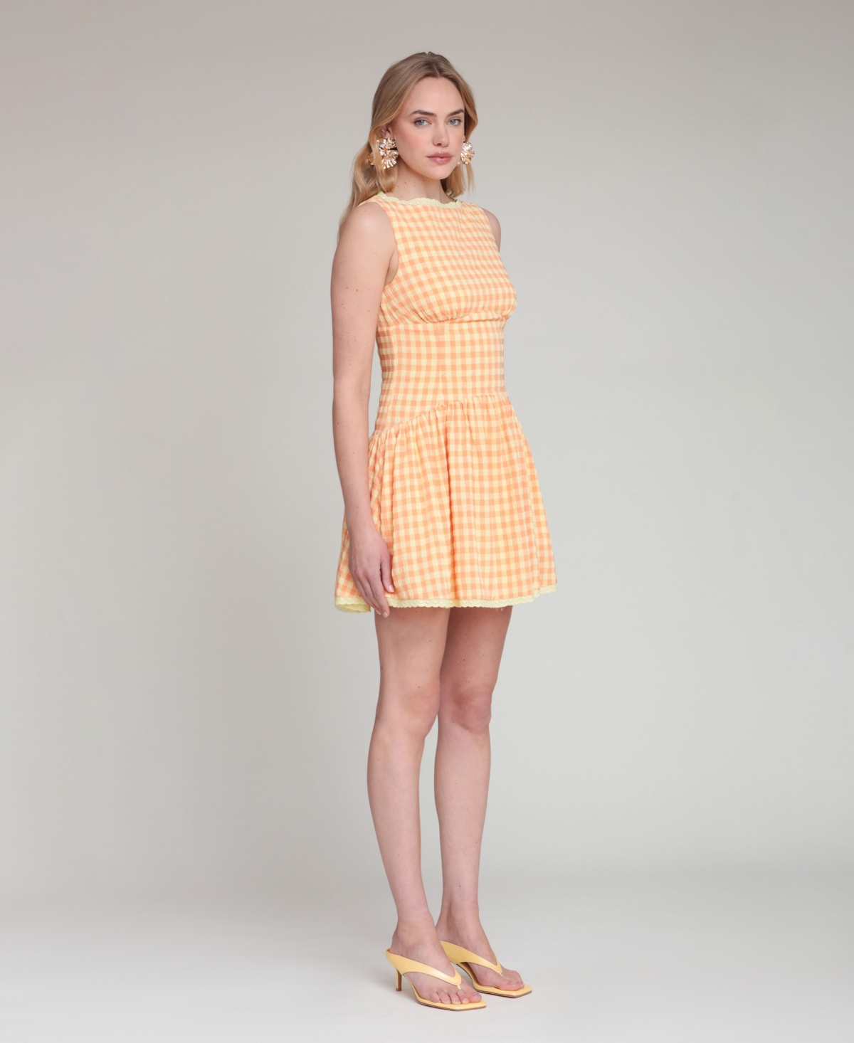 Avec Les Filles Women's Sleeveless Boat Neck Dress