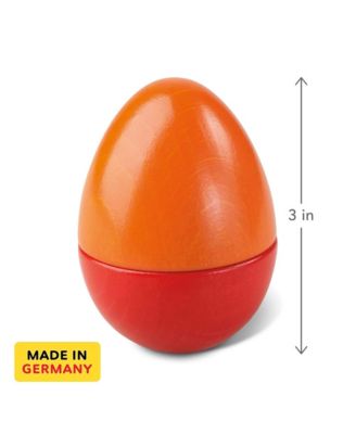Fun with Sounds Wooden Eggs - 5 Acoustic Sounds, Made in Germany, Kids Musical Instruments, Toddler Sensory Toys Montessori Toys for 2 yrs+