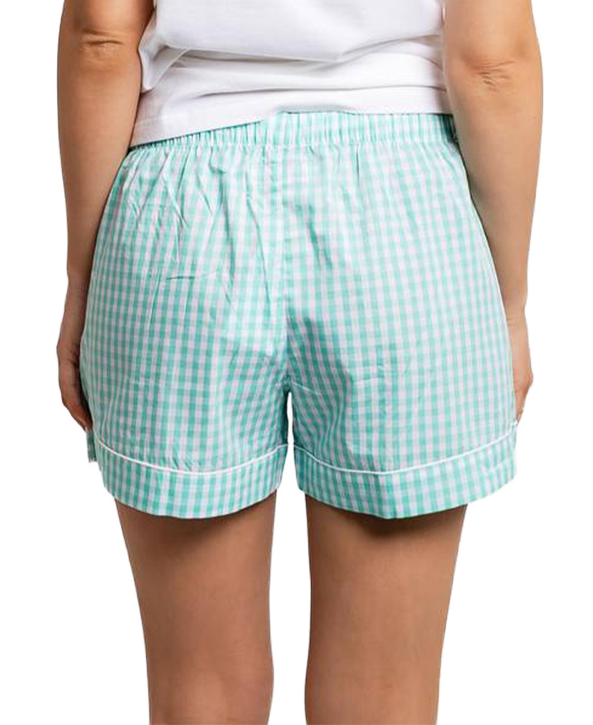 Sant and Abel Women's Hepburn Gingham Boxer Shorts