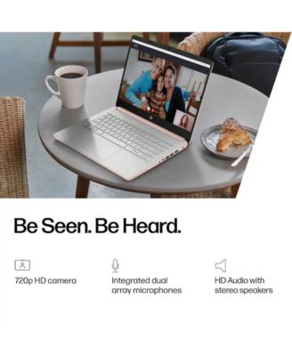 Essential 14" Traditional Laptop Intel Celeron 4GB RAM Intel UHD Graphics 64GB eMMC Storage Windows 11 Home 60Hz