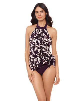 Women's Martinique Molly Plunge Neck Swim Dress