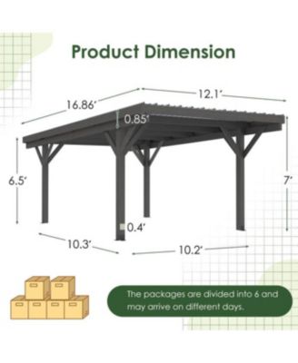 Wooden Gazebo Pavilion Carport