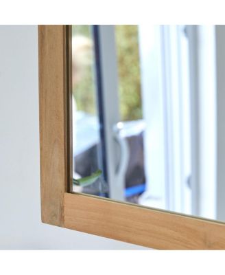 Jill 43 Wooden Bathroom Cabinet in Teak