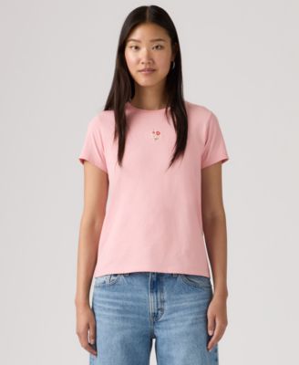 Women's Perfect Graphic Logo Cotton T-Shirt