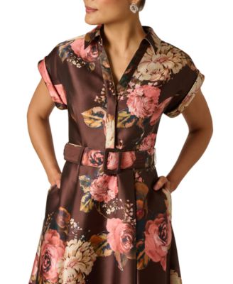 Women's Floral Print Long Gown