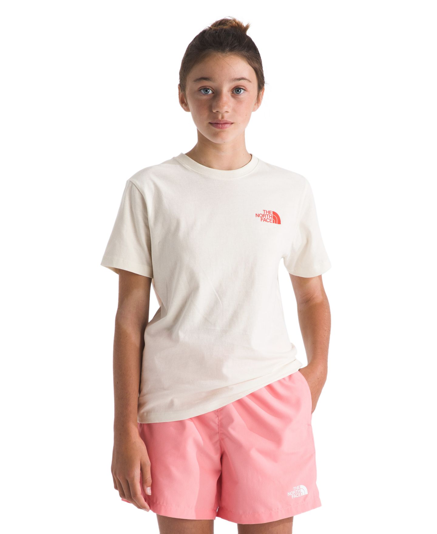 Детская футболка The North Face Graphic Short-Sleeve T-Shirt, цвет: Белый дюнный — фото 3