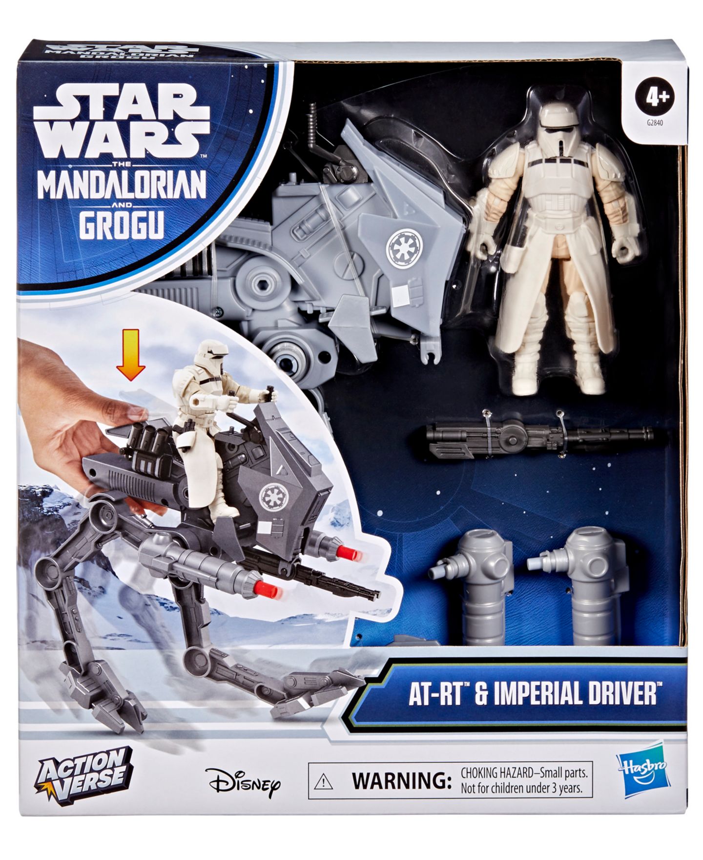 Детские фигурки Star Wars Imperial Remnant At-Rt ActionVerse Vehicle and Figure, 3-Piece Set, Ages 4+ — фото 5