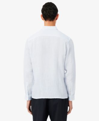 Men's Regular-Fit Striped Long-Sleeve Shirt