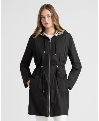 Women's Reversible Coat with Adjustable Waist