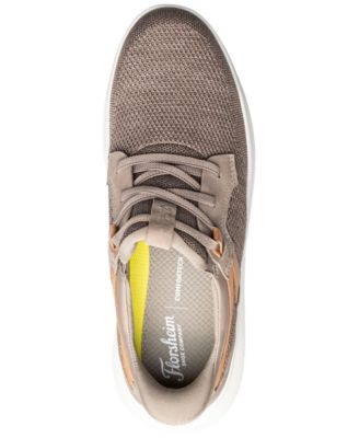 Men's Fleet Knit Elastic Lace Slip-On Sneakers