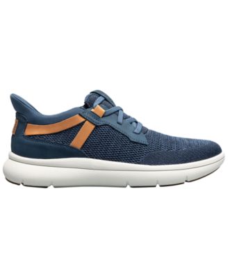 Men's Fleet Knit Elastic Lace Slip-On Sneakers