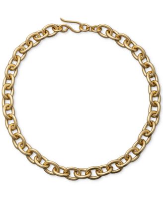 New York Gold-Tone Drama Link Collar Necklace
