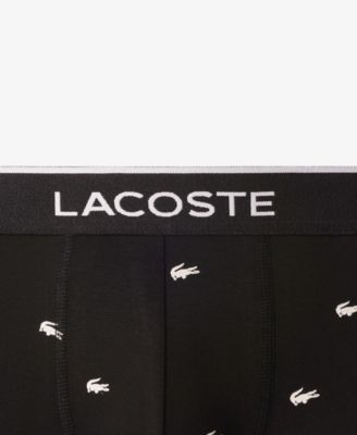 Lactose Men's Cotton Stretch Mini-Crocodile Trunks, 3-Pack