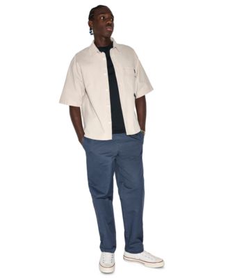 converse dress shirt Striped Woven Button-Up Shirt
