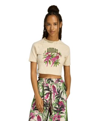Women's x Farm Rio Cropped Short-Sleeve T-Shirt