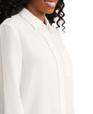 Women's Long-Sleeve Button-Down Shirt