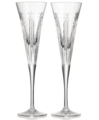 US250 Crystal Flutes, Set of 2