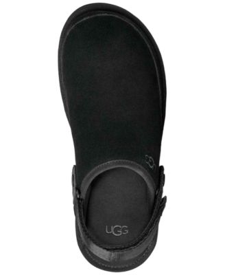 Men's Goldencoast II Suede Clogs with Removable Heel Strap