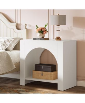 Nightstand with Storage, Large Bed Side Table for Bedroom, 1PCS