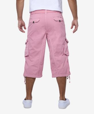 X RAY Big & Tall XRAY Belted Below Knee Long Cargo Shorts